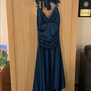Blue party dress